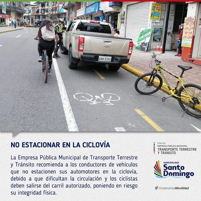 Invasión de la ciclovía web