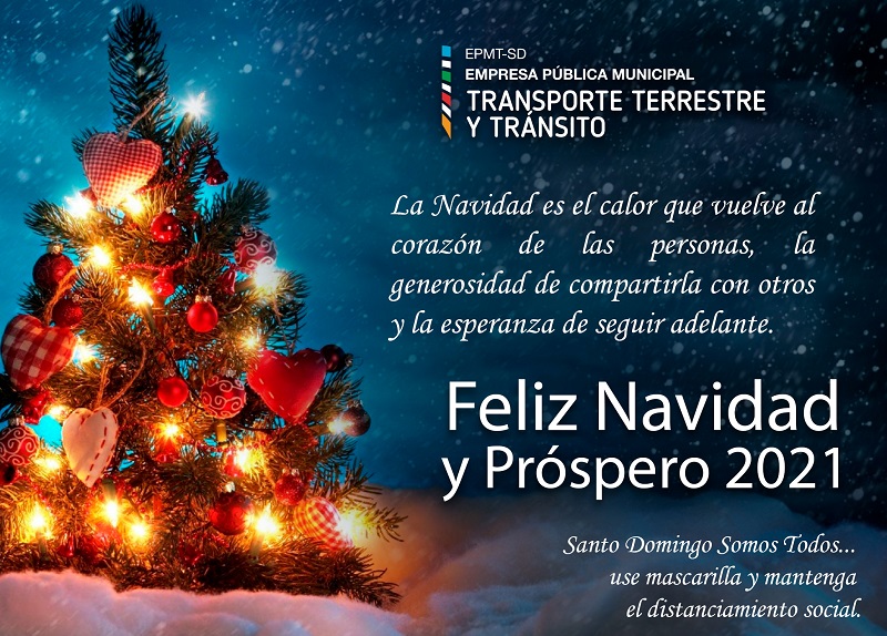 navidad tránsito web